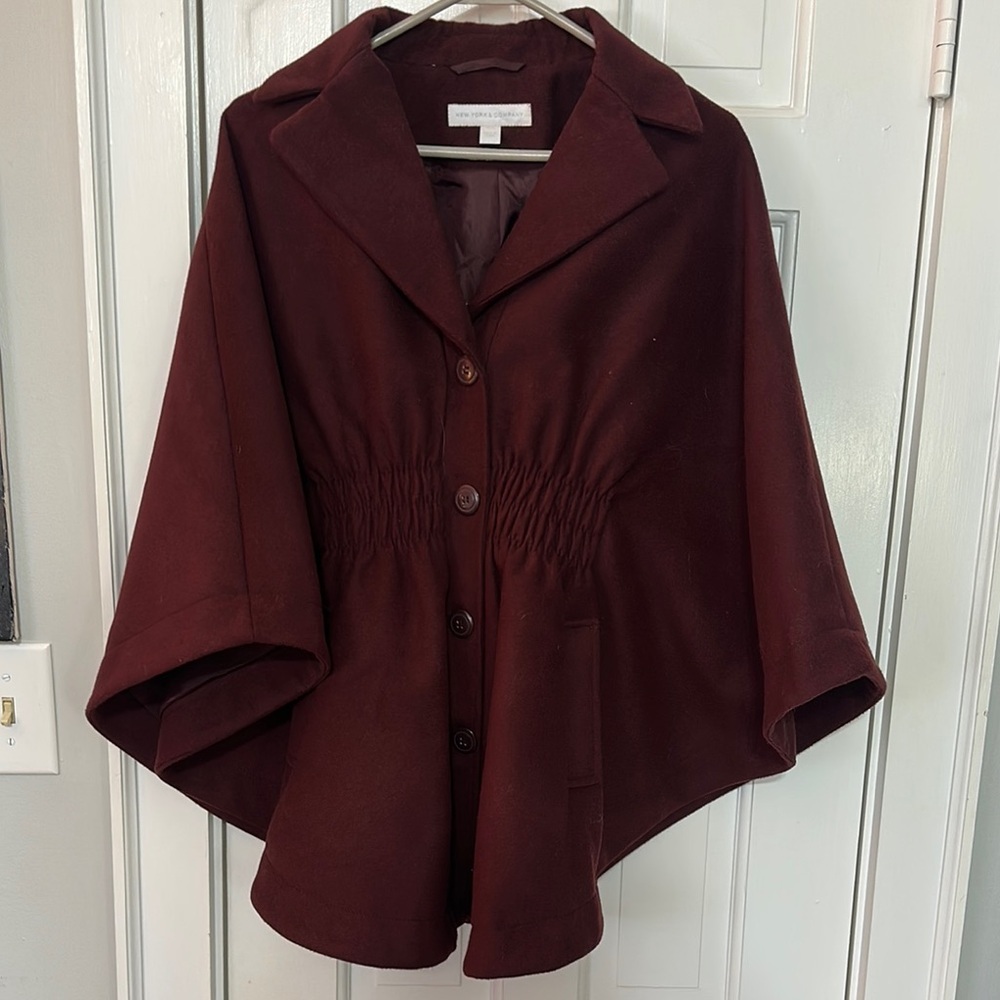 New York & Company cape coat— size XS